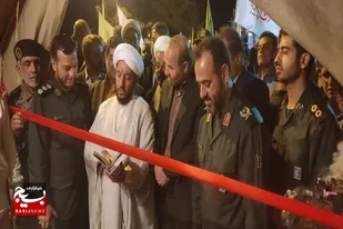 حضور فرمانده سپاه استان سمنان در مراسم اجلاسیه شهدای شهرستان سرخه
