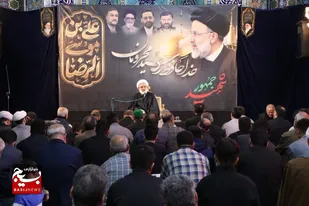 برگزاری مراسم گرامیداشت شهادت رئیس&zwnj;جمهور و هیات همراه وی، در امامزاده طاهر (ع) و مصلی مهرشهر+تصاویر