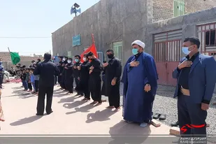 مراسم تاسوعای حسینی در هیرمند برگزار شد