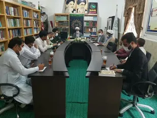 برگزاری جلسه هیئت اندیشه ورز حوزه ادارات شهرستان نیکشهر