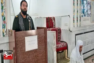 دیدار دبیر ستاد گرامیداشت هفته دفاع مقدس شهرستان مهرستان با علما و معتمدین