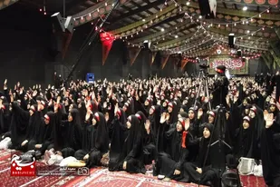 اجتماع بنات الحسین(ع) در حسینیه ثارالله(ع) همدان