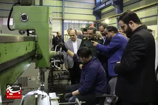 بازدید مسئولان بسیج سازندگی و کارگری کشور از واحدهای تولیدی مازندران
