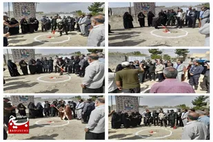 از برپایی یادواره شهدا تا کلنگ زنی در روستای لاسجرد در سرخه