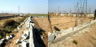 آزادسازی ۵ هکتار از اراضی کشاورزی بخش قلعه نو و خاوران