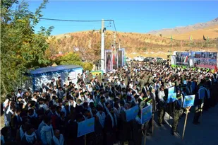 رزمایش عاشقان حسینی در فارسان