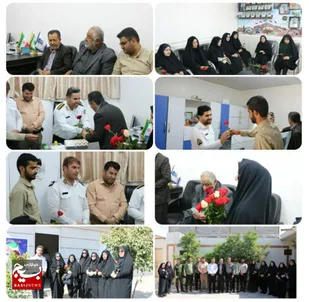 توسط کانون بسیج رسانه و کانون بسیج هنرمندان با سربازان گمنام نظم و حافظان آرامش در شهرستان باغملک دیدار شد