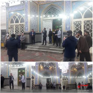 بسیجیان پایگاه امام حسن مجتبی (ع) ناحیه مقاومت بسیج آران و بیدگل ارادت خود را به مولایشان نشان دادند