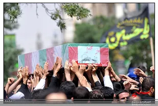 پیکر &laquo;شهید علی بیرامی&raquo; در مزار شهدای پارس&zwnj;آباد آرام گرفت
