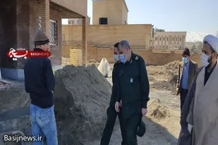 بازدید فرمانده سپاه انصارالحسین(ع) از پروژه&zwnj;های عمرانی سپاه نهاوند