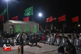 حال و هوای زائران سرزمین نور در لحظه تحویل سال در یادمان دفاع مقدس +عکس