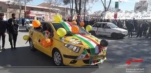 رژه خودرویی جشن انقلاب"خمین زادگاه امام خمینی(ره)"