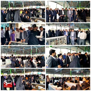 غبارروبی مزار ۷۴ لاله آسمانی بهبهان