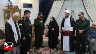 سرکشی از خانوده شهید عبدالرضا مجیدزاده در دلوار
