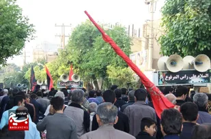 برگزاری راهپیمایی حرم تا حرم با حضور جاماندگان اربعین در دزفول