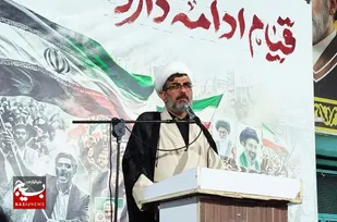 آیین هفته عفاف و حجاب همزمان با هفتمین روز خاکسپاری قائد شهید امت