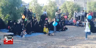 نمایش میدانی" غدیر" در کانون بسیج هنرمندان شهرستان بجستان اجرا شد