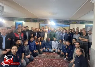 دیدار اعضای بسیج کارگری با نماینده ولی فقیه در استان مرکزی حضرت آیت الله دری نجف آبادی