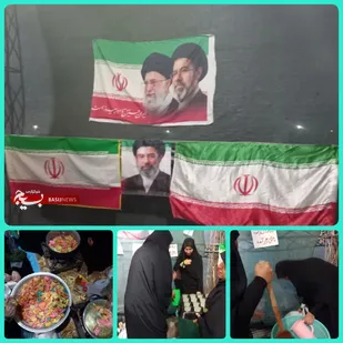 برپایی موکب و  ایستگاه صلواتی در شهدای گمنام بندرلنگه