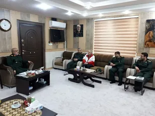 دیدار مدیر کل محترم هلال احمر استان گیلان با فرمانده سپاه قدس گیلان