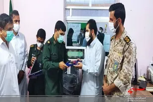 تقدیر فرمانده سپاه قصرقند از رئیس و کادر درمانی مرکز بهداشت