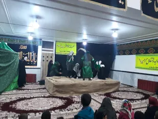 برگزاری مراسم خطبه خوانی حضرت زینب (س) در بیارجمند
