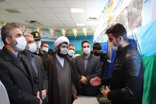 افتتاح نمایشگاه مدرسه انقلاب در شهرستان قدس