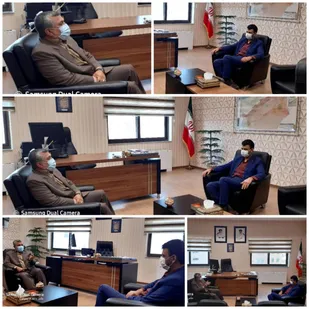 دیدار و گفتگو فرماندار شاهرود با رئیس سازمان مدیریت و برنامه ریزی استان سمنان