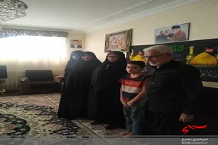دیداروسرکشی ازخانواده معظم شهید مدافع حرم عقیل شیبک در زاهدان