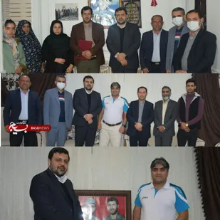دیدار و تجلیل مدیرکل شبکه دنا از خانواده  شهیدان "هادی پور " و" احمدی"