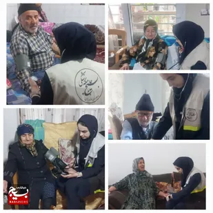 ویزیت رایگان و مراقبت های بهداشتی درب منزل خانواده معظم شهدا