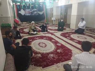 سرکشی تعلیم وتربیت حوزه مقاومت بسیج فتح از حلقه صالحین پایگاه مقاومت بسیج علی بن ابیطالب(ع)