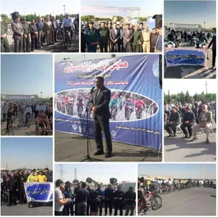 همایش دوچرخه سواری حرم تا حرم در سالگرد ارتحال بنیانگذار کبیر انقلاب اسلامی