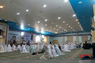 جشن بزرگ عبادت دانش آموزان دختر زابل