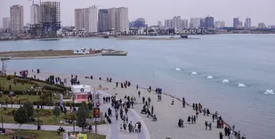 عملیات آبگیری دریاچه شهدای خلیج فارس به پایان رسید