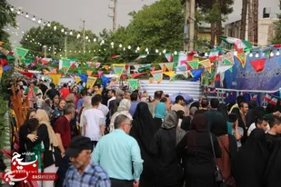 برگزاری جشن دو کیلومتری عید غدیرخم در هشتگرد + تصاویر