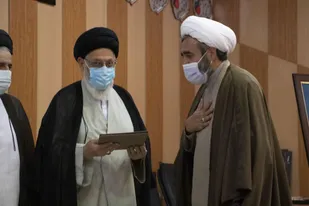 مراسم تکریم و معارفه مسئول نمایندگی ولی فقیه در سپاه الغدیر یزد