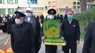 همایش میثاق جهادگران با امام رئوف با حضور خادمین حرم رضوی در شاهرود
