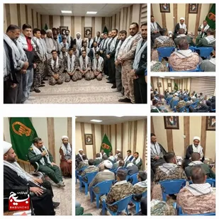 دیدار جمعی از بسیجیان با امام جمعه فارسان