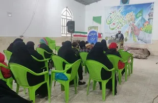 برگزاری نشست فرهنگی، بصیرتی در امامزاده حسن شهرستان بهارستان