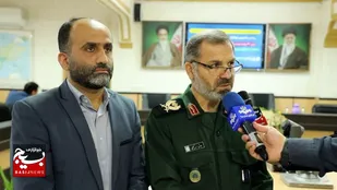 آئین افتتاحیه رزمایش تخصصی جهادگران فاطمی بسیج مهندسین عمران و معماری در مازندران