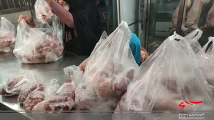 همزمان با نیمه شعبان تقدیم120بسته گوشت