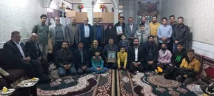 دیدار از خانواده شهید امنیت ابوالفضل موسوی توسط نیروهای گردان 115 امام حسین (علیه السلام)