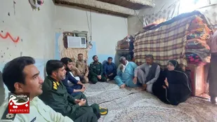 دیدار با خانواده شهید جلال نوکری در نیکشهر