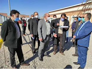بازدید نماینده نهاد ریاست جمهوری از پروژه ارتقا مرکز درمان ۱۲ تختخوابی میامی