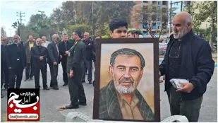 پیکر جانباز ۷۰ درصد آملی تشییع شد