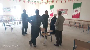سرکشی فرمانده ناحیه مقاومت بسیج بندر ماهشهر از مدارس کم برخوردار