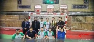 قهرمانی تیم فوتسال شهید سراجی یگان حفاظت شخصیت&zwnj;ها قم