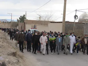 برگزاری همایش پیاده روی خانوادگی در شهرستان تفت