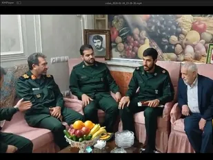 دیدار فرمانده سپاه حضرت سیدالشهدا(ع) با خانواده شهید  مهدی آرزومندی